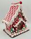 Gingerbread Large Red White Icing Snowman LED Light Up Clay-dough 9 Gerson