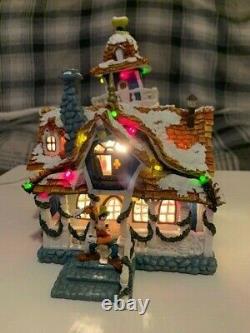 Goofy House Disney Toon Town Light Up Christmas Village