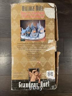 Grandeur Noel 13 Piece Porcelain Village Christmas Holiday Music Illuminated