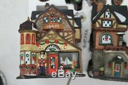 Grandeur Noel 34-piece Victorian Village 2000 Collector's Edition Christmas Euc