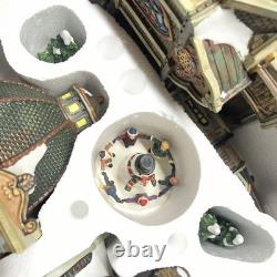 Grandeur Noel 37 Piece Fiber Optic Victorian Christmas Village 2003 Town Set