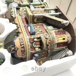Grandeur Noel 37 Piece Fiber Optic Victorian Christmas Village 2003 Town Set