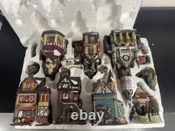Grandeur Noel 39 Piece Victorian Village Porcelain Collector's Edition 2000