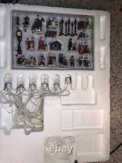 Grandeur Noel 40 Piece Victorian Village lighted Christmas House Set