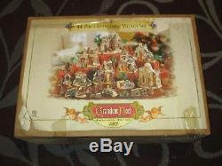 Grandeur Noel 44-Piece Bethlehem Village Set Collector Edition Nativity 663356