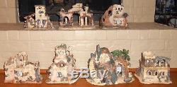 Grandeur Noel BETHLEHEM VILLAGE SET Nativity 44 Pieces 2002 Collectors Edition