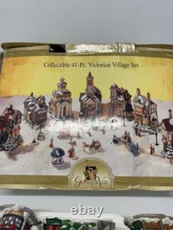 Grandeur Noel Collectible Victorian Village Set FREE SHIPPING