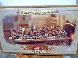 Grandeur Noel Collectors Edition 39 Pc Victorian Village Christmas 1999 Complete