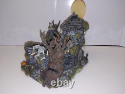 HAWTHORNE VILLAGE universal monsters WOLF MAN'S LAIR NEWith OPENED & COA