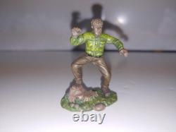 HAWTHORNE VILLAGE universal monsters WOLF MAN'S LAIR NEWith OPENED & COA