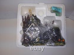 HAWTHORNE VILLAGE universal monsters WOLF MAN'S LAIR NEWith OPENED & COA