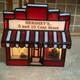 HERSHEY STAINED GLASS -Chocolate Town 1996-5 And 10 Cent Store- Lit- RUDY BROS
