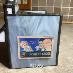 HERSHEY STAINED GLASS -Chocolate Town 1996-5 And 10 Cent Store- Lit- RUDY BROS