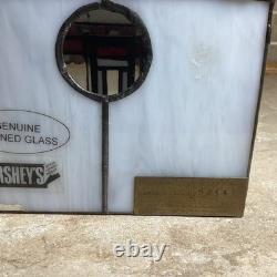HERSHEY STAINED GLASS -Chocolate Town 1996-5 And 10 Cent Store- Lit- RUDY BROS