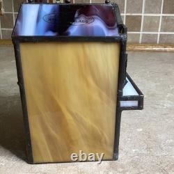 HERSHEY STAINED GLASS -Chocolate Town 1996-Mr Goodbar Cafe- Lighted-RUDY BROS