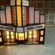 HERSHEY STAINED GLASS -Chocolate Town 1996-the Cinema- 3 Lights-RUDY BROS