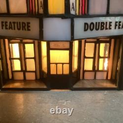 HERSHEY STAINED GLASS -Chocolate Town 1996-the Cinema- 3 Lights-RUDY BROS
