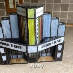 HERSHEY STAINED GLASS -Chocolate Town 1996-the Cinema- 3 Lights-RUDY BROS