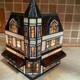 HERSHEY STAINED GLASS -Chocolate Town 1996-the Gallery 2 Lights-RUDY BROS