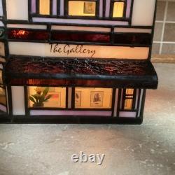 HERSHEY STAINED GLASS -Chocolate Town 1996-the Gallery 2 Lights-RUDY BROS