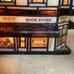 HERSHEY STAINED GLASS -Chocolate Town 1996-the Gallery 2 Lights-RUDY BROS