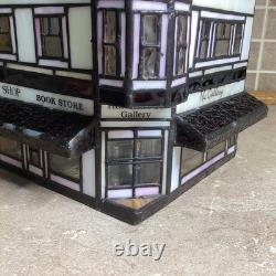 HERSHEY STAINED GLASS -Chocolate Town 1996-the Gallery 2 Lights-RUDY BROS