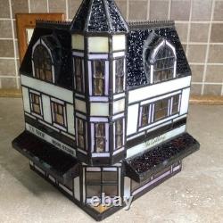 HERSHEY STAINED GLASS -Chocolate Town 1996-the Gallery 2 Lights-RUDY BROS