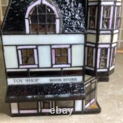 HERSHEY STAINED GLASS -Chocolate Town 1996-the Gallery 2 Lights-RUDY BROS