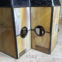 HERSHEY STAINED GLASS -Chocolate Town 1996-the Gallery 2 Lights-RUDY BROS