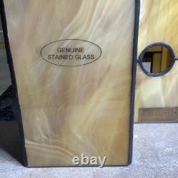HERSHEY STAINED GLASS -Chocolate Town 1996-the Gallery 2 Lights-RUDY BROS