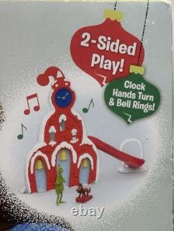 HTF RARE The Grinch Stole Christmas Movie Max Who-Ville Town Square Play Set