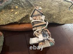Hallmark Set Of 8 Lighted Halloween Village With Grass