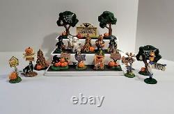 Halloween Figurines Creepy Hollow Huge Lot! Midwest Of Cannon Falls 18 peices