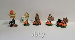 Halloween Figurines Creepy Hollow Huge Lot! Midwest Of Cannon Falls 18 peices