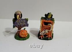 Halloween Figurines Creepy Hollow Huge Lot! Midwest Of Cannon Falls 18 peices