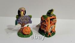 Halloween Figurines Creepy Hollow Huge Lot! Midwest Of Cannon Falls 18 peices