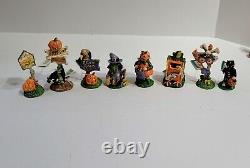 Halloween Figurines Creepy Hollow Huge Lot! Midwest Of Cannon Falls 18 peices