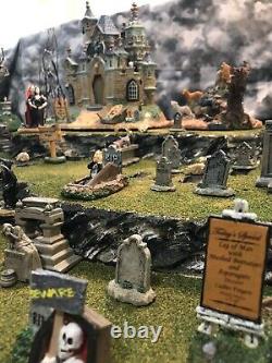 Halloween Village Display Platform Large Cemetery For Your Spooky Town Village