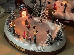 Happy Winter Holiday Skating Pond