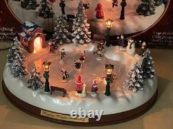 Happy Winter Holiday Skating Pond