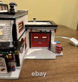 Harley Davidson Motorcycle Shop Department 56 Snow Village