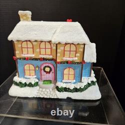 Hawthorne Care Bears Care-A-Lot Christmas Village Lighted Book Shop