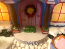 Hawthorne Care Bears Care-A-Lot Christmas Village Lighted Book Shop