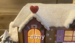 Hawthorne Care Bears Care-A-Lot Christmas Village Lighted Book Shop