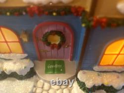 Hawthorne Care Bears Care-A-Lot Christmas Village Lighted Book Shop