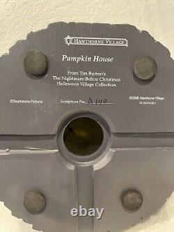 Hawthorne Disney Tim Burton Nightmare Before Christmas Village PUMPKIN HOUSE