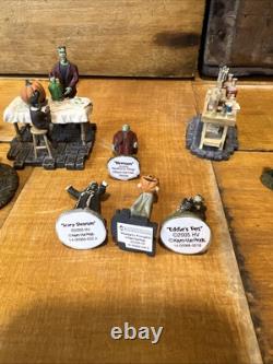 Hawthorne Halloween Village The Munsters Accessory Character Figure Lot Of 19