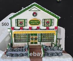 Hawthorne John Deere Christmas Village houses