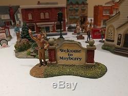 Hawthorne Mayberry Christmas Village EXCELLENT Condition Collectible (FS)