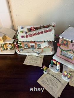 Hawthorne Simpsons Christmas Village Set